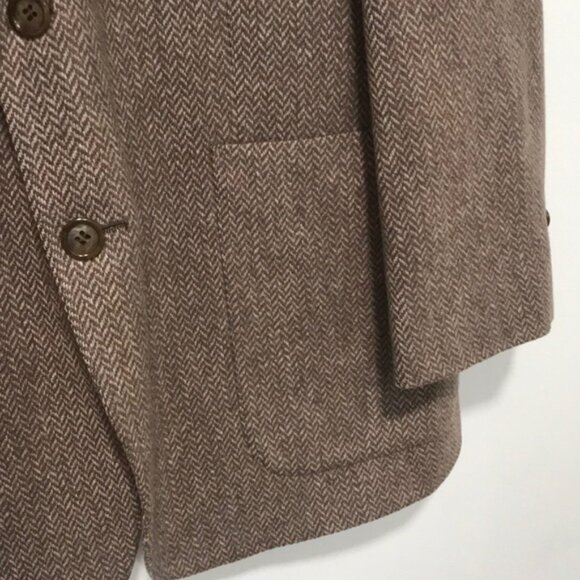 YVES SAINT LAURENT VINTAGE MEN'S  LIGHT BROWN SUIT - Picture 2 of 8